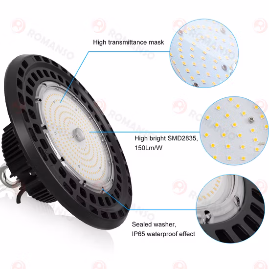 IP65 산업용 펜던트 조명 60W 80W 100W 150W LED 조명 창고 조명 Highbay 조명 LED 200W 300W 400W 500W UFO 높은 베이 조명